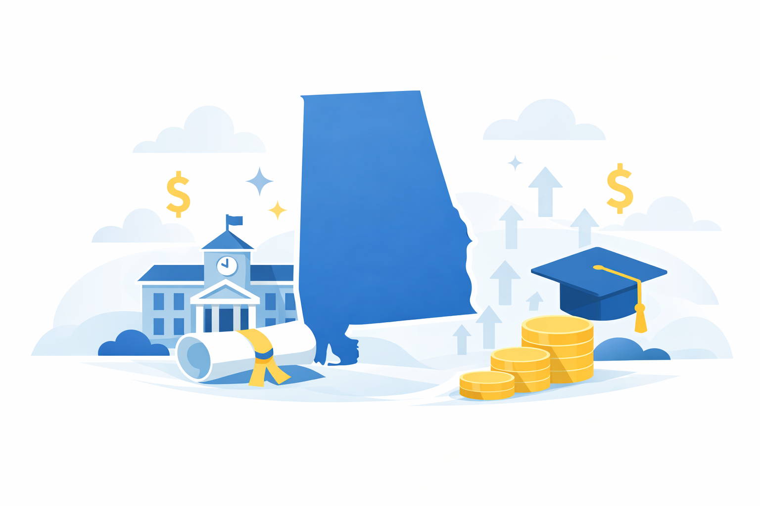 Alabama colleges offering automatic scholarships and merit aid