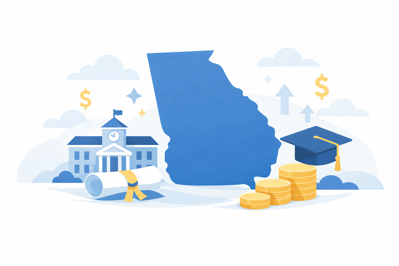 Georgia colleges offering automatic scholarships and merit aid